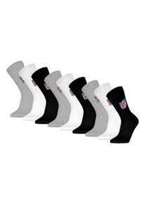 NFL Kurzsocken »Socken SHIELD 9Pack Crew Socks 9er Pack« in schwarz, Größe 39-42