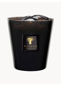 Baobab COLLECTION Fyrvekslad Doftljus Prestigieuses (Läder, Sequoia, Bärnsten) Svart Glas Ø 10 x H 16 cm.