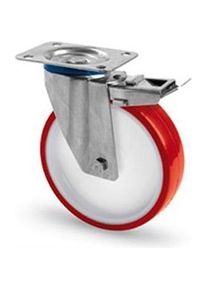 realspace Pro RS PRO, M&ouml;belrollen, Drehlager Lenkrolle, Rad &oslash; 100mm, 120kg, Ge