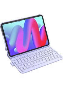 Inateck Keyboard iPad 2007 purple (BK2007 purple) (Deutschland, Apple iPad Air 2020, Apple iPad Air 2022), Tablet Tastatur, Violett