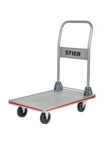 STIER, Transportwagen, Aluminium-Plattformwagen klappbar LxB 680x415 (150 kg)