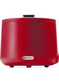 Hendi Suppenkessel UNIQ,, designed by Robert Bronwasser, 8L, Rot, 220-240V/500W, &Oslash;365x(H)325mm, Speisew&auml;rmer, Rot