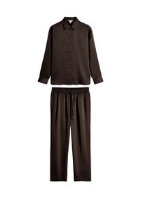 The Set Nohavicov&yacute; kost&yacute;m Ženy čokol&aacute;dov&aacute; 34