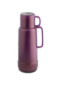 ROTPUNKT Glasthermoskanne Fassungsverm&ouml;gen 0 5 l gl&auml;nzend amethystfarben (lila), Thermoskanne, Violett