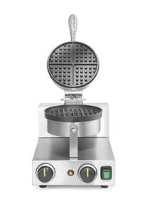 Piastra per waffle rotonda Hendi in stile belga con &Oslash;190mm e 1000W