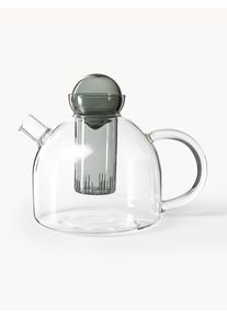 ferm LIVING Ručne f&uacute;kan&yacute; čajn&iacute;k Still, 1,3 l Transparentn&aacute;, &Scaron;ed&aacute; Sklo 1,3 l