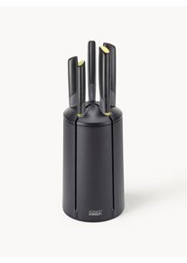 Joseph Joseph Knife Block Elevate with 5 Knives Black Plastic, High-grade steel Forskellige størrelser