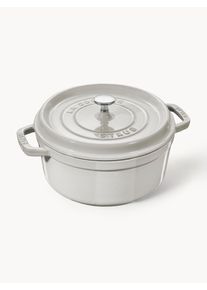 Staub Cocotte redonda de hierro fundido La Cocotte Gris Metal Ø 24 cm x Al 15 cm, 3.8 L