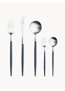 Cutipol Handgjort Bestickset Goa, olika storlekar Blå, Silver Metall 1 person (5-dels set)