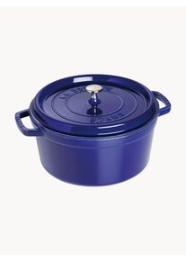 Staub Cacerola redonda de hierro fundido La Cocotte Azul Metal Ø 28 x Al 18 cm