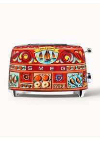 Smeg Tostadora compacta Dolce & Gabbana - Sicily Is My Love Colorido Acero inoxidable An 31 x F 20 cm