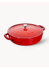 Staub Cacerola de hierro fundido Chistera Rojo Metal Ø 28 cm x Al 13 cm, 3.7 L