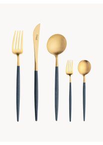 Cutipol Handgjort Bestickset Goa, olika storlekar Guld, Blå Metall 1 person (5-dels set)