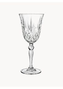 RCR Krystal Hvidvinsglas Melodia, Sæt af 6 Gennemsigtig Krystal, Glas Ø 8 x H 19 cm, 210 ml
