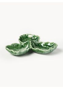 BORDALLO PINHEIRO Cuenco para aperitivos Cabbage Verde Loza de barro Ø 22 x Al 7 cm