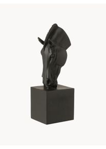 jolipa Objeto decorativo Horse on Base Preto L 19 x Alt 44 cm