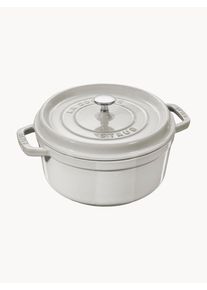 Staub Cocotte redonda de hierro fundido La Cocotte Gris Metal Ø 28 x Al 18 cm