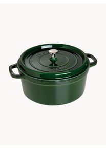 Staub Cacerola redonda de hierro fundido La Cocotte Verde Metal Ø 28 x Al 18 cm