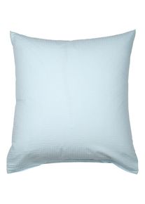 Janine , Kissenbezug &raquo;PIANO 0125 31 80x80&laquo; mit Rei&szlig;verschluss , kristallblau , Obermaterial: 100% Baumwolle , B/L: 80 cm x 80 cm