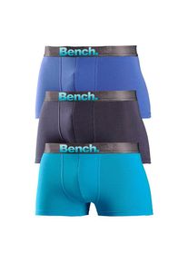 Bench., Herren, Boxer &raquo;Boxershorts f&uuml;r Herren&laquo; Packung, 3 Stk. Unterhosen mit Logo Webbund, t&uuml;rkis, marine, blau, 3 Stk., XL (7) -3 Stk., t&uuml;rkis, 