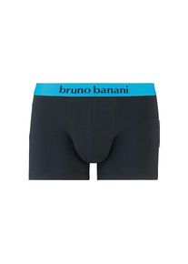 Bruno Banani, Herren, Boxer &raquo;Flowing&laquo; 2er Pack, mit kontrastreichem Logobund, t&uuml;rkis, schwarz, L/6, t&uuml;rkis, schwarz, Herrenshort von Bruno Banani