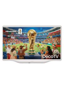 HISENSE , QLED-Fernseher »32S5Q« 80 cm/32 ′′ Full HD Smart-TV , weiß , Galerie-Modus - Hole dir die Kunstaustellung nach Hause