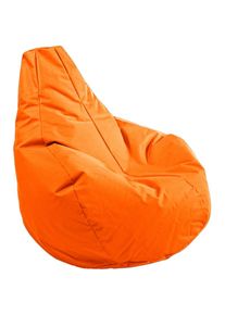 Kinzler , Sitzsack »Gamer« 1 Stk. tlg. Uni Farben, mit Rückenlehne, Outdoor geeignet, Kinderzimmer , orange , Bezug: 100% Polyester