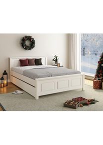 OTTO home, Massivholzbett &raquo;"ERIK", Made in Europe, optional mit Schublade, Massivholz Kiefer&laquo; FSC zertifiziert, in mehreren Gr&ouml;&szlig;en, Landhausstil mit 