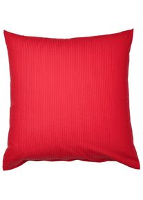 Janine , Kissenbezug &raquo;PIANO 0125 31 80x80&laquo; mit Rei&szlig;verschluss , hellrot , Obermaterial: 100% Baumwolle , B/L: 80 cm x 80 cm