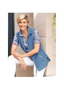 Classic Basics , Damen , Jeansweste , blue-bleached , 40 , 40 , reine Baumwolle