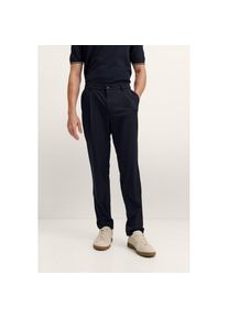 Bugatti, Herren, Bundfaltenhose &raquo;Tapered Fit&laquo; mit Flexcity Performance Stretch, 380-marine, L&auml;nge 34, 32 -L&auml;nge 34, 380-marine, Rei&szlig;verschluss & Knopf