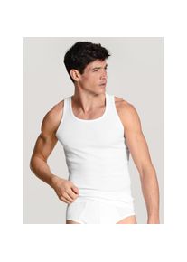 Calida, Damen, Tanktop &raquo;Natural Benefit&laquo; Packung, 2er Pack, 2 Stk. Rundhals-Ausschnitt, Feinripp, atmungsaktiv, Pure Cotton, weiss, XXL (58/60), weiss