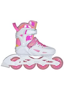 Powerslide, Inlineskates &raquo;Universe Pink 4W Kids adj&laquo;, wei&szlig;, Inlineskates