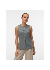 V&eacute;ro Moda Vero Moda, Damen, Anzugweste &raquo;VMBERLIN SL WAISTCOAT NOOS&laquo;, Black Detail:SALT AND PEPPER, L, Black Detail:SALT AND PEPPER, Modische Weste von Vero Moda