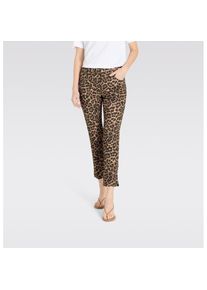 MAC, Damen, 7/8-Hose &raquo;MELANIE 7/8 summer&laquo;, walnut leo, L&auml;nge 27, 34 -L&auml;nge 27, walnut leo, Hose in 7/8- L&auml;nge von MAC