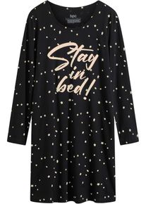 bonprix Mujer, Camisón, negro, 40/42