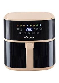 Friggitrice ad Aria Tognana in plastica/acciaio Inox 2000W 8l Champagne/Nero [D2DFA05IRCH]