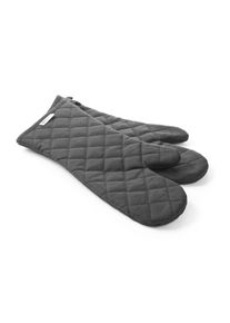 Mitones para horno - 2 unidades, Hendi, algodón con revestimiento ignífugo, 2 uds., (L)380mm