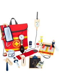 Small Foot Kinder-Arztkoffer, Mehrfarbig, Holz, Textil, 18-teilig, 25x33x16 cm, unisex, EN 71, Spielzeug, Holzspielzeug