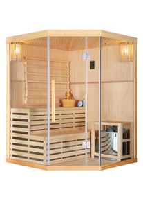 Sauna , Holz , Hemlocktanne , 150x200x150 cm , Freizeit & Co, Wellness & Gesundheit, Sauna