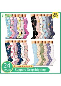 New Compression Socks Medical Varicose Veins Nylon Medical Nursing Socks Fit for Running Jumping Sports Socks for Anti Fatigue
