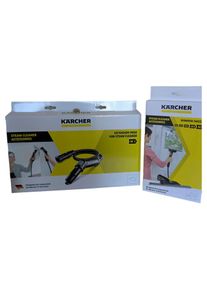 K&auml;rcher K&Auml;RCHER SC 1 Dampfreiniger Set Zubeh&ouml;r Verl&auml;ngerungsschlauch Fensterd&uuml;se Schwarz