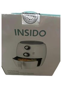 INSIDO Dominik Hei&szlig;luftfritteuse Air Fryer Wei&szlig; Oval Timer