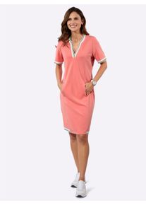 Damen Sweatkleid in Super-Soft-Qualität in koralle ,Größe 38, Witt, 50% Modal, 44% Polyester, 6% Elasthan