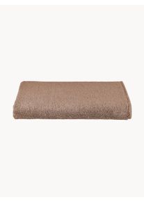 Christian Fischbacher Toalha de m&atilde;os em algod&atilde;o org&acirc;nico Pure Castanho L 50 x C 100 cm
