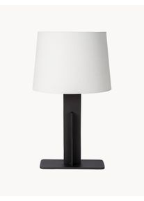 Atmooz by Charrell Lampa stołowa z lnu Lulu Czarny &Oslash; 35 x W 63 cm