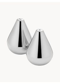 Philippi Komplet solniczki i pieprzniczki Verso, 2 elem. Srebrny S 5 x W 7 cm