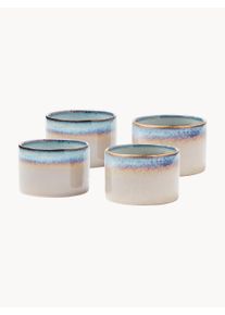 VINGA Komplet miseczek z kamionki Nomimono, 4 elem. Beżowy &Oslash; 8 x W 9 cm