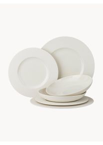 Rosenthal Vajilla de porcelana Kumi, 2 comensales, set de 6 Blanco Porcelana 2 comensales (6 pzas.)