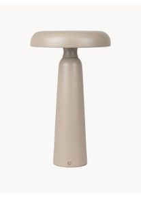 VINGA Mobilna lampa stołowa LED Avery Szary &Oslash; 14 x W 24 cm